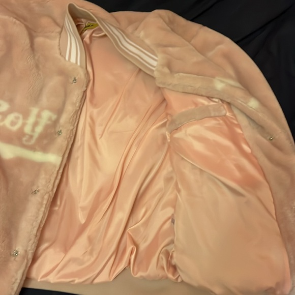 Golf Le Fleur x Golf Wang Pink Baseball Jacket, Men's (Size Large) - Picture 3 of 4